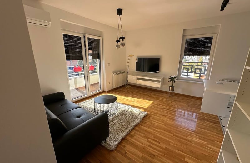 Rental of a stylish 2-room apartment, 50 m², Belgrade, Serbia